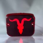 Goat skull backlight red colour