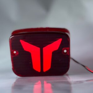 ntorq design backlight logo red colour