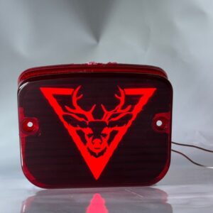 Head Deer 🦌 backlight Splendor red colour