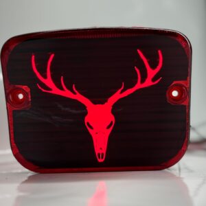 Barasingha backlight Splendor red colour