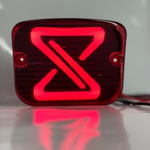 Thar back light Splendor red colour